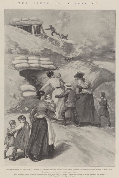 Oblężenie Kimberley autorstwa Frederic Villiers